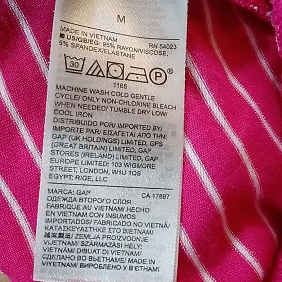 Gap Striped Strech Women's Dress Size M - Picture 10 of 15